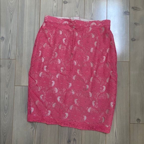 H&M Conscious Collection Lace Pencil Skirt US 4 - Picture 2 of 6